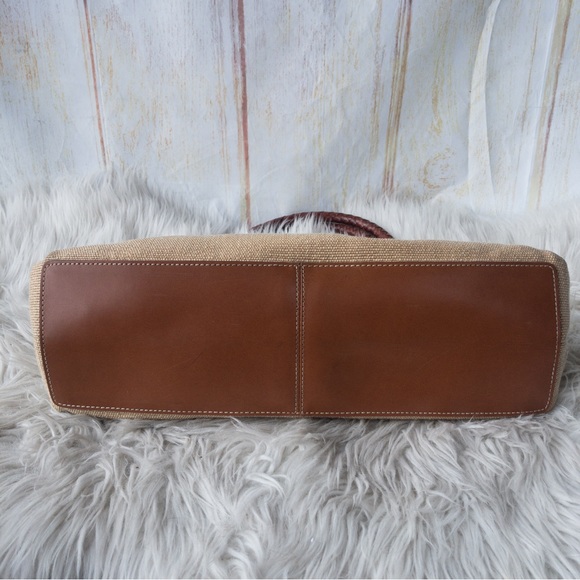 FOSSIL Shoulder Bag Purse with Woven Leather Straps - Picture 10 of 16